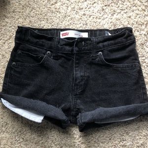 *SOLD* Black Levi shorts
